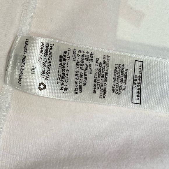 Burberry Baby Girl Layette SET! Logo Romper,Hat&Thomas Bear! EUC🔥Size 9 month💜 - Picture 12 of 14